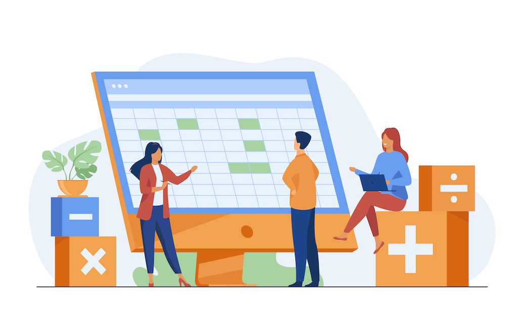 Accounting records and financial dashboard