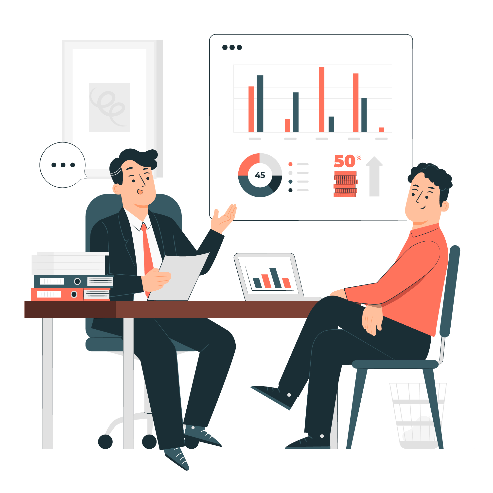 Financial report and account summary